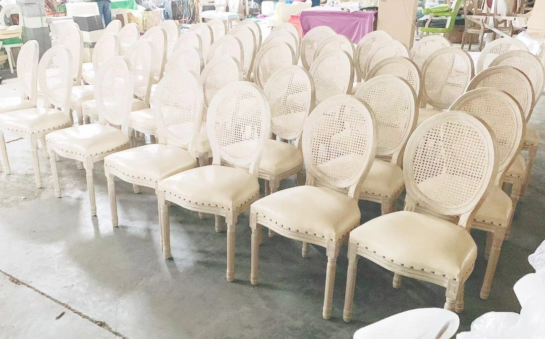 Off white wood chair