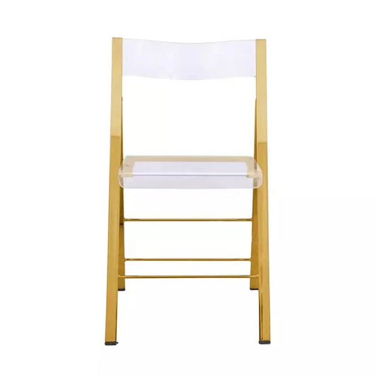 White and gold chair