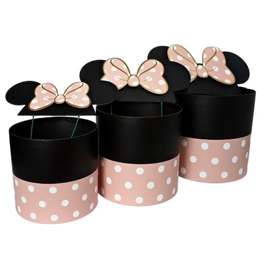 Set of 3 Mouse Inspired Flower Boxes