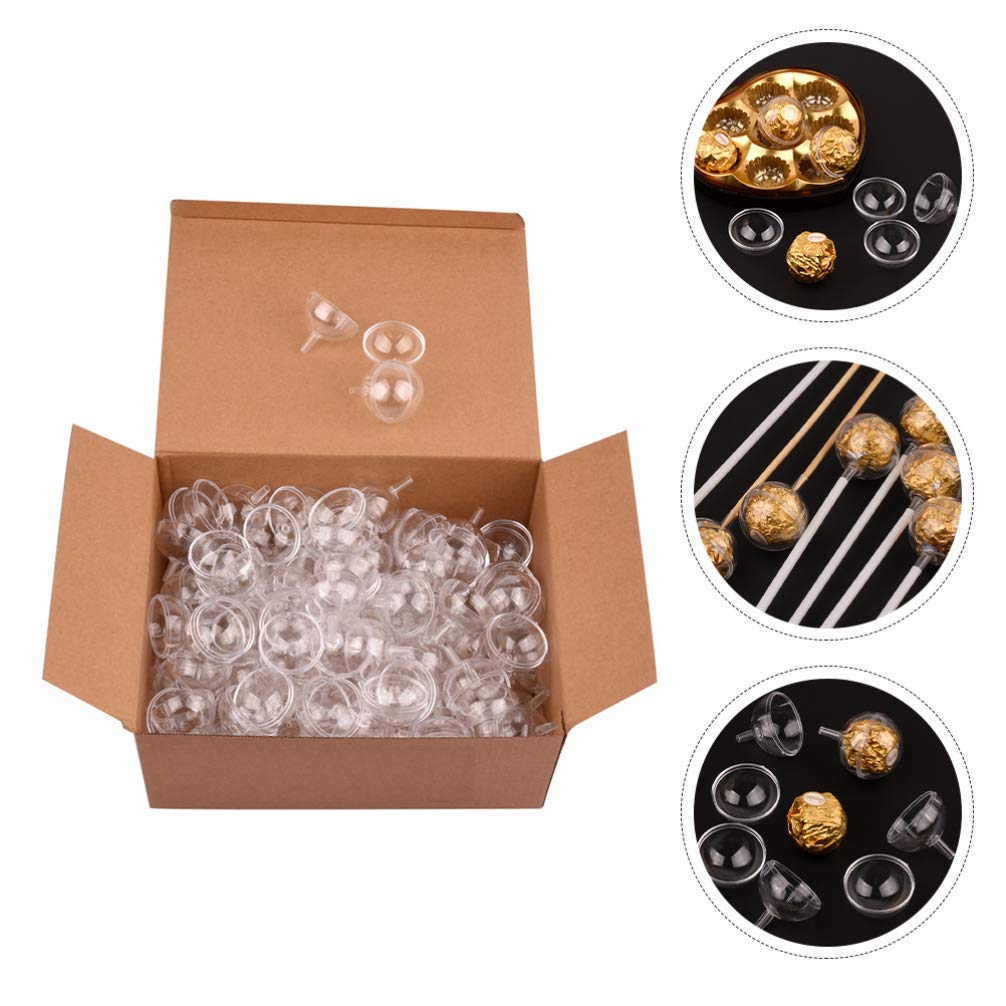 100 pcs Clear Chocolate Spheres