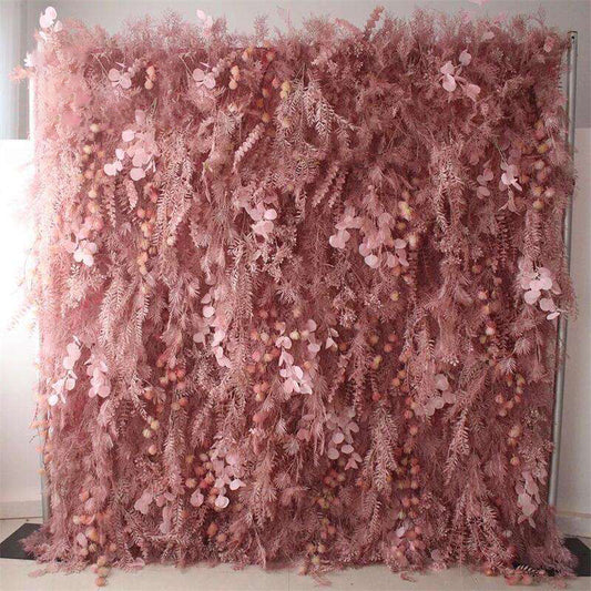 5D Blush Dried Floral Wall